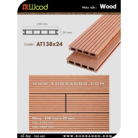 Sàn gỗ ngoài trời ATwood AT138x24-Wood