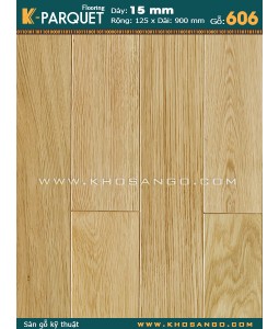 Sàn gỗ sồi Engineered 15x125x900