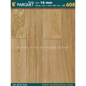Oak parquet flooring 15x125x900 (608)
