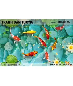 Ocean 3D wall paintings DH-0076