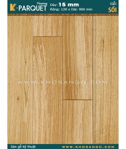 Sàn gỗ Sồi Engineered 15x120x900