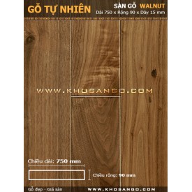 Walnut hardwood flooring 750mm