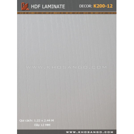 HDF Laminate Floorboards K200-12