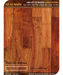 Sàn gỗ Hương 450mm