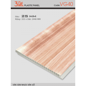 Ván sàn nhựa vân gỗ 3K VG40