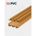 Ceiling and wall panels 3K WPC Decor P120x25 Teak