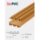 Ceiling and wall panels 3K WPC Decor P120x25 Teak