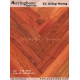 Solid padouk herringbone flooring