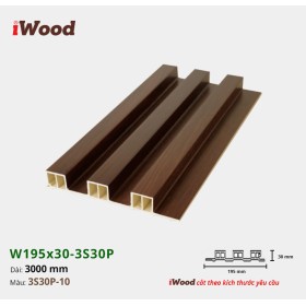 iWood W195x30-3S30P-10