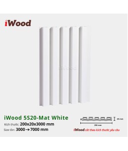 iWood 5S20-Mat White