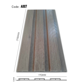 Fluted PVC Panel 3 A007-12mm