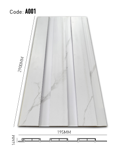SPC Fluted Panel Thick 14mm A001