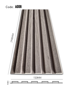 Fluted PVC Panel 5 A006-9mm