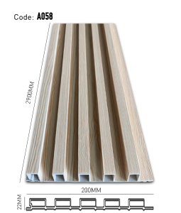 Pvc Fluted Panel Thick 22mm A058