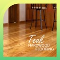 Teak hardwood flooring 