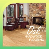 Oak wood flooring