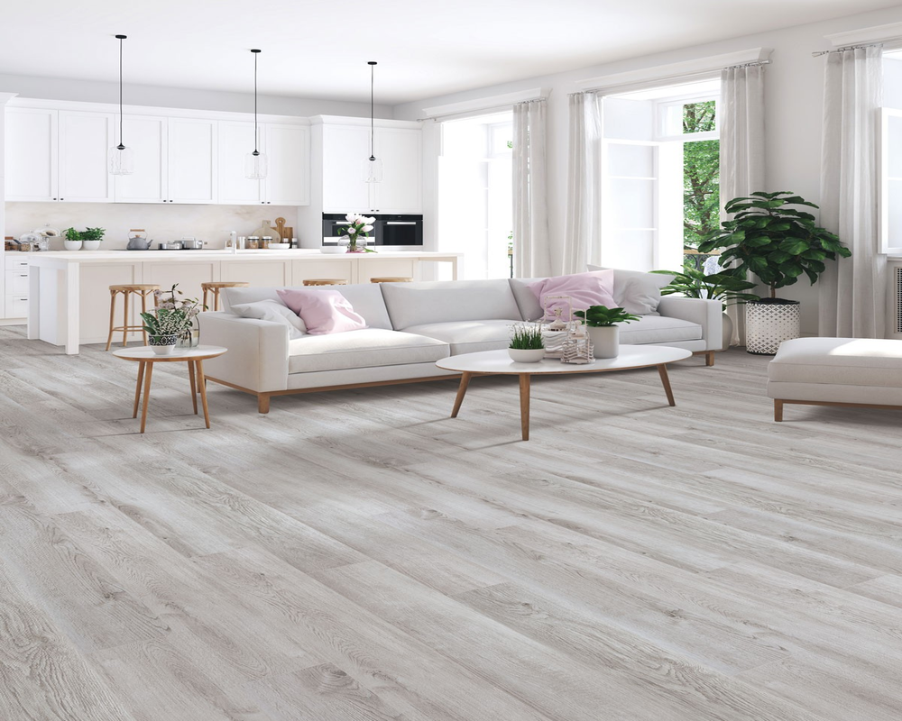 Sàn gỗ công nghiệp sáng màu dể vệ sinh là lựa chọn tối ưu hiện tại.
