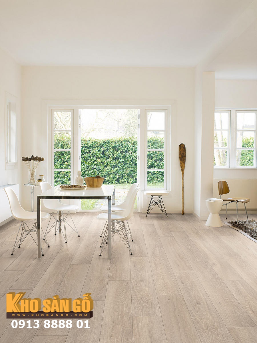 Sàn gỗ công nghiệp – vật liệu hoàn thiện cho không gian nội thất