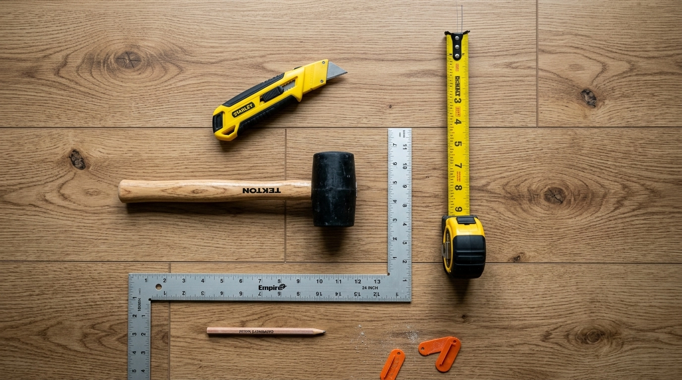 Bộ đồ nghề siêu tối giản: Thi công sàn nhà dễ dàng không cần thợ chuyên nghiệp