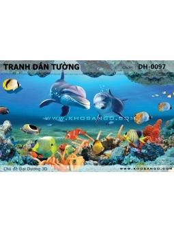 Tranh dán tường Đại Dương 3D DH-0097