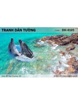 Tranh dán tường Đại Dương 3D DH-0105