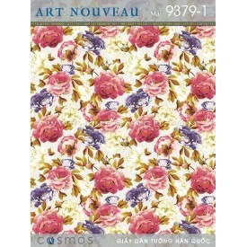Paper Paste Wall ART NOUVEAU 9379-1