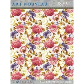 Paper Paste Wall ART NOUVEAU 9379-1