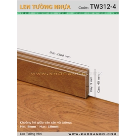 Len Tường nhựa TW312-4