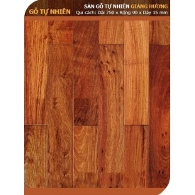 Sàn gỗ Hương 750mm