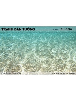 Tranh dán tường Đại Dương 3D DH-0064