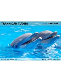 Tranh dán tường Đại Dương 3D DH-0068