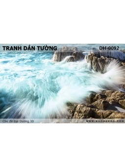 Tranh dán tường Đại Dương 3D DH-0092