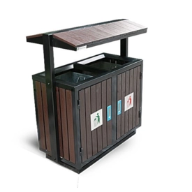 Thùng rác ngoài trời TRD02-GI