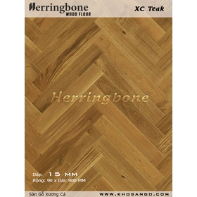Sàn gỗ Teak Xương Cá