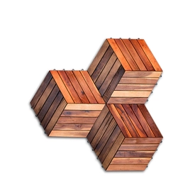 Vỉ Gỗ Tràm Bông Vàng 3D