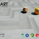 Sàn gỗ Xương Cá 3K ART Z8+66