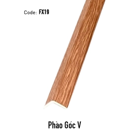 Nẹp Nhựa Góc V X19 