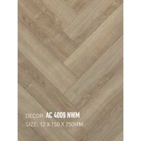Sàn Gỗ Xương Cá Gạch Gỗ AC 4009 NWM