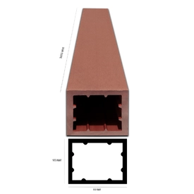 EXWood WPC EX90x90 Cedar