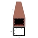 EXWood WPC EX90x90 Cedar