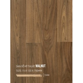 Sàn gỗ Walnut Engineered 120x750mm