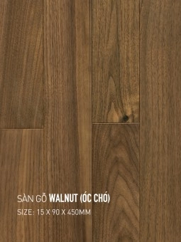 Sàn gỗ Walnut 90x450mm