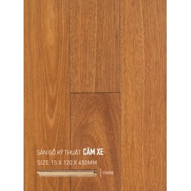 Sàn gỗ Căm Xe Engineered 120x450mm