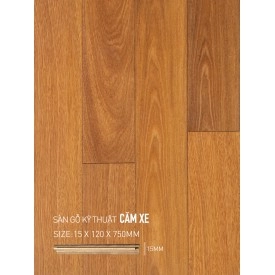 Sàn gỗ Căm Xe Engineered 120x750mm