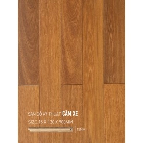 Sàn gỗ Căm Xe Engineered 120x900mm