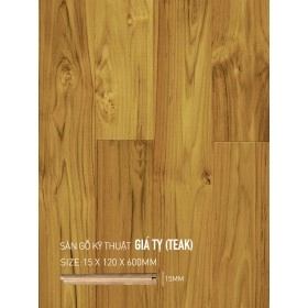 Sàn gỗ Giá Tỵ Engineered 120x600mm