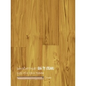 Sàn gỗ Giá Tỵ Engineered 120x750mm