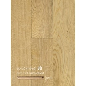 Sàn gỗ Sồi Engineered 120x450mm