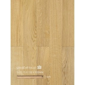 Sàn gỗ Sồi Engineered 120x900mm