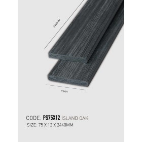 UltraWood PS75x12 island Oak